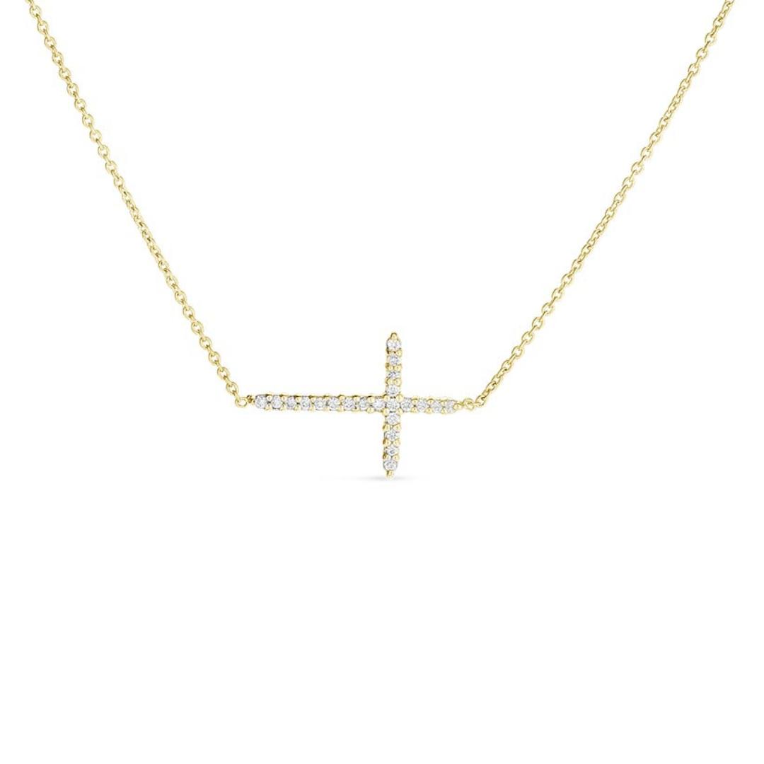 Roberto Coin Cross Necklace, 001618AYCHX2 Eiseman Jewels