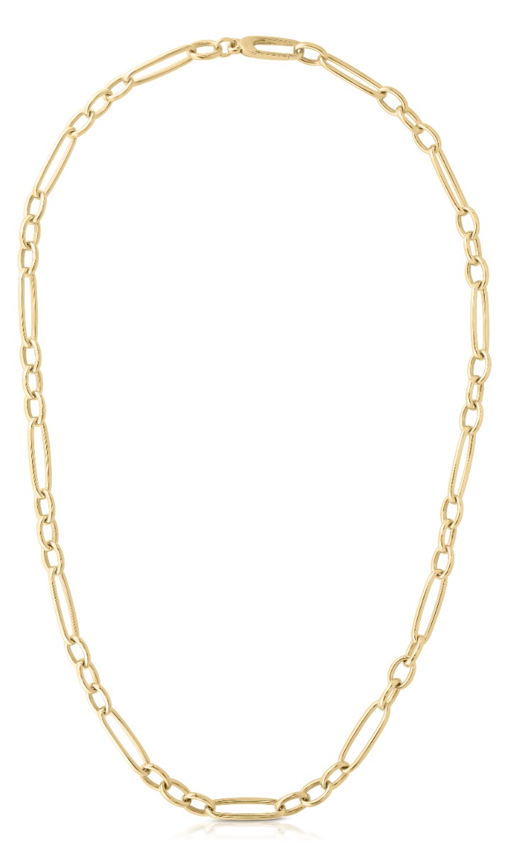 Roberto Coin 18k Yellow Gold Oval Link Chain