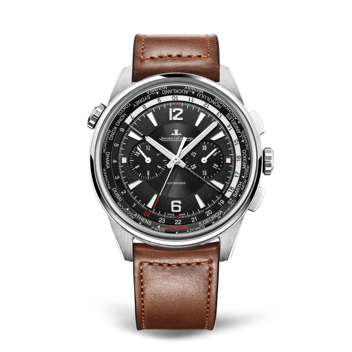 Jaeger LeCoultre Polaris Chronograph World Time 502 00934