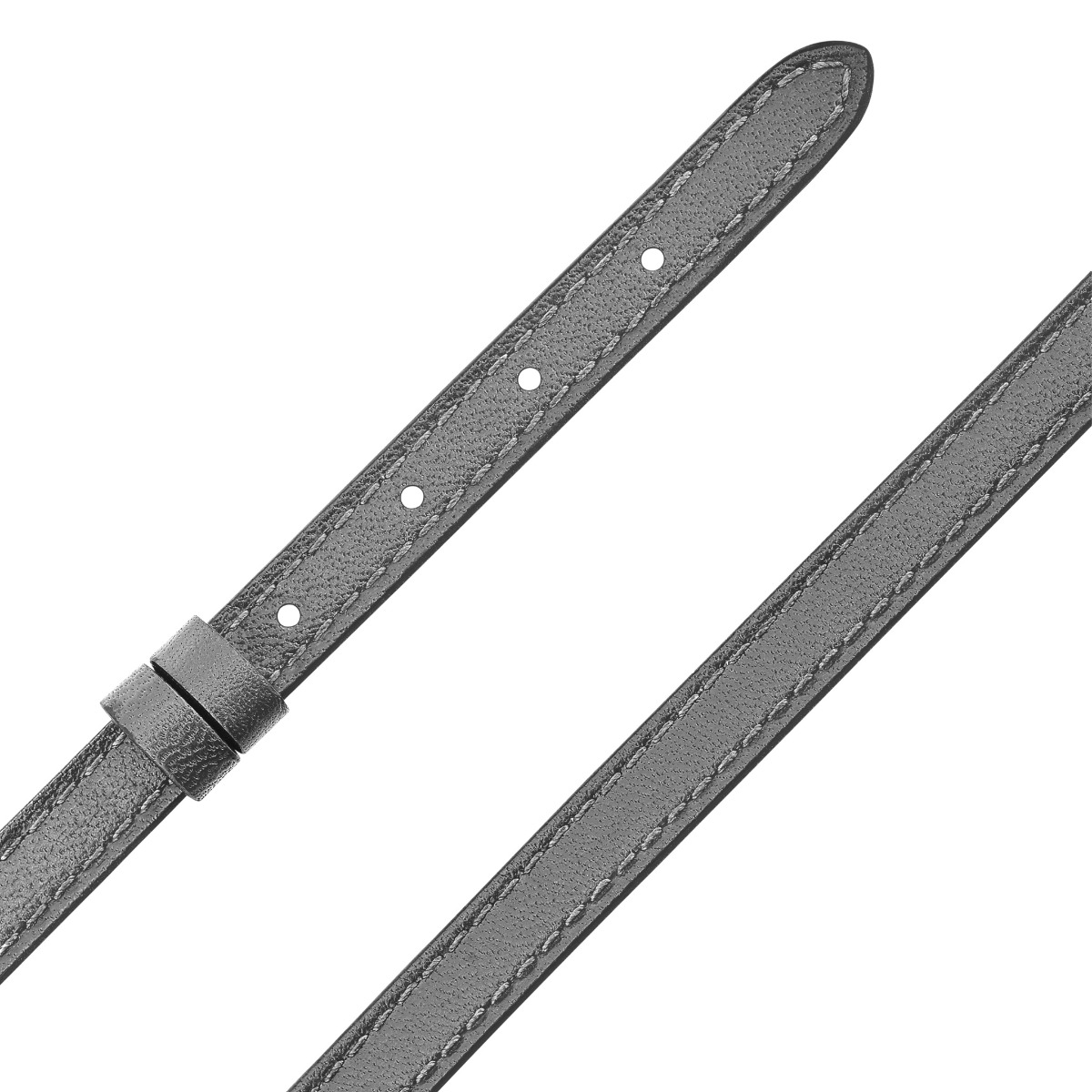 Messika My Move Graphite Grey Double Loop Leather Strap