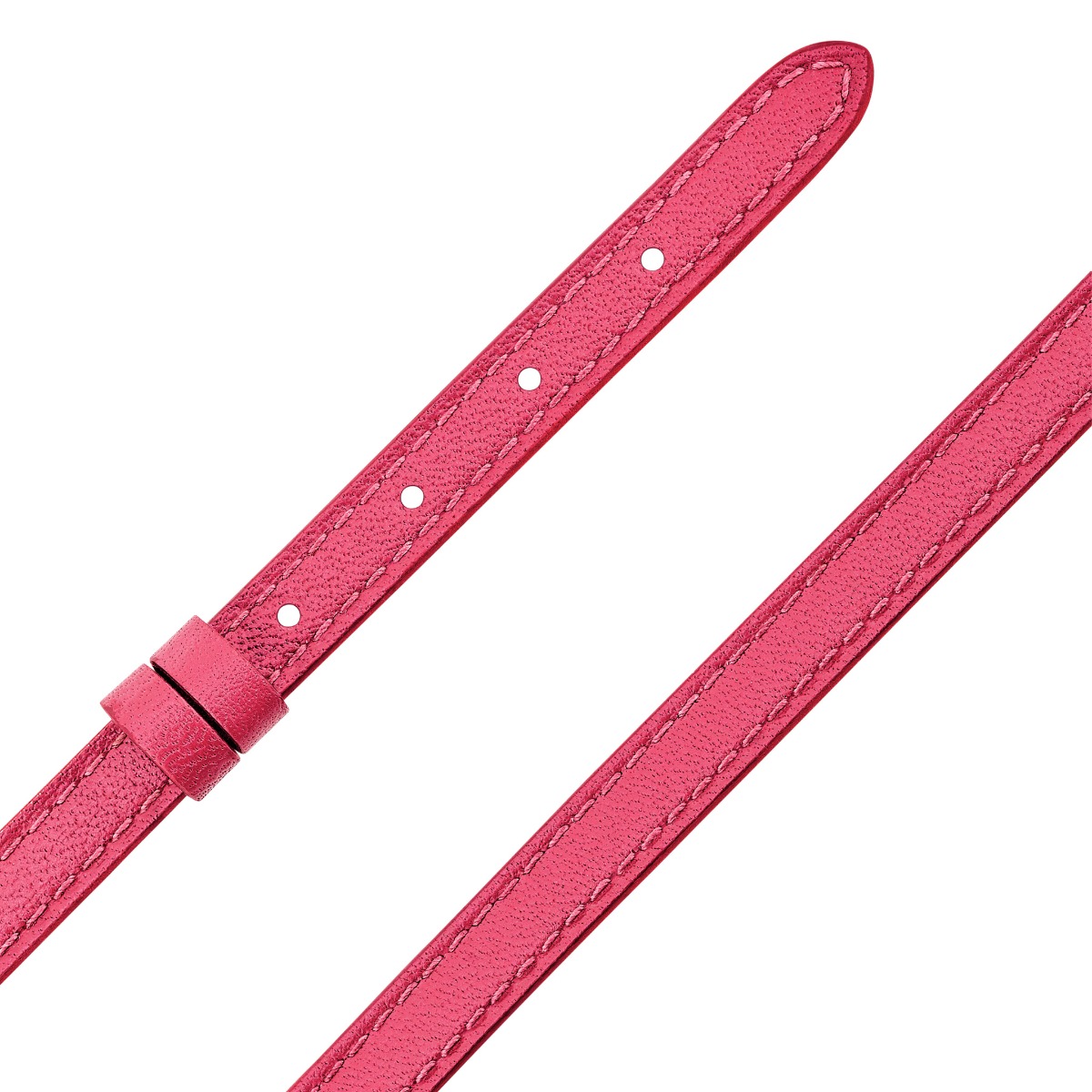 Messika My Move Raspberry Pink Double Loop Leather Strap